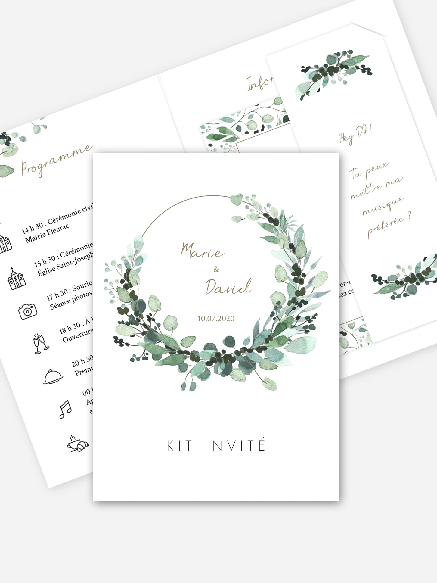Programme mariage All The Greenery