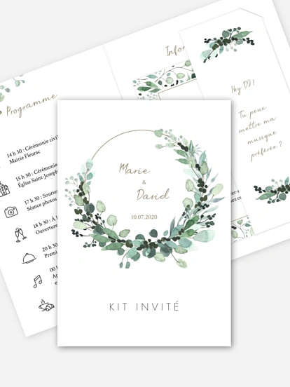 Programme mariage All The Greenery