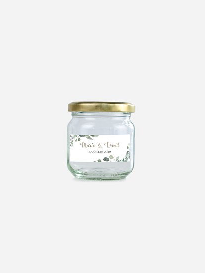 Étiquette cadeau mariage Anneau champêtre