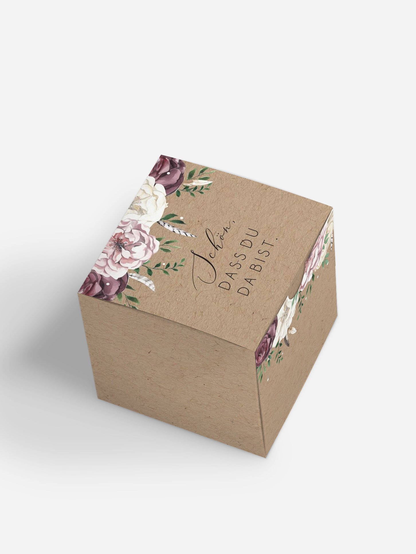 Gastgeschenkbox personalisiert Bohemian Summer