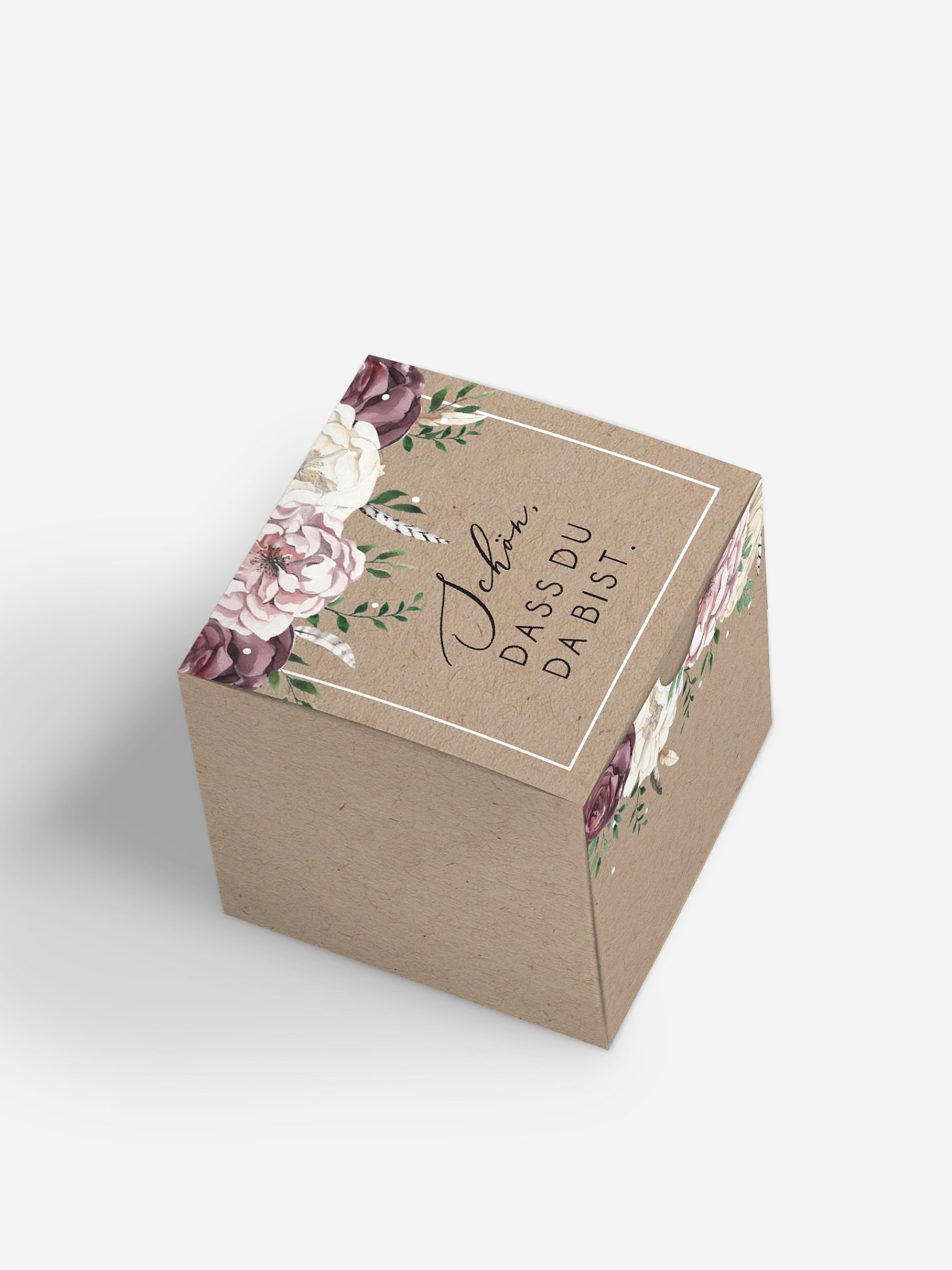 Gastgeschenkbox personalisiert Bohemian Summer