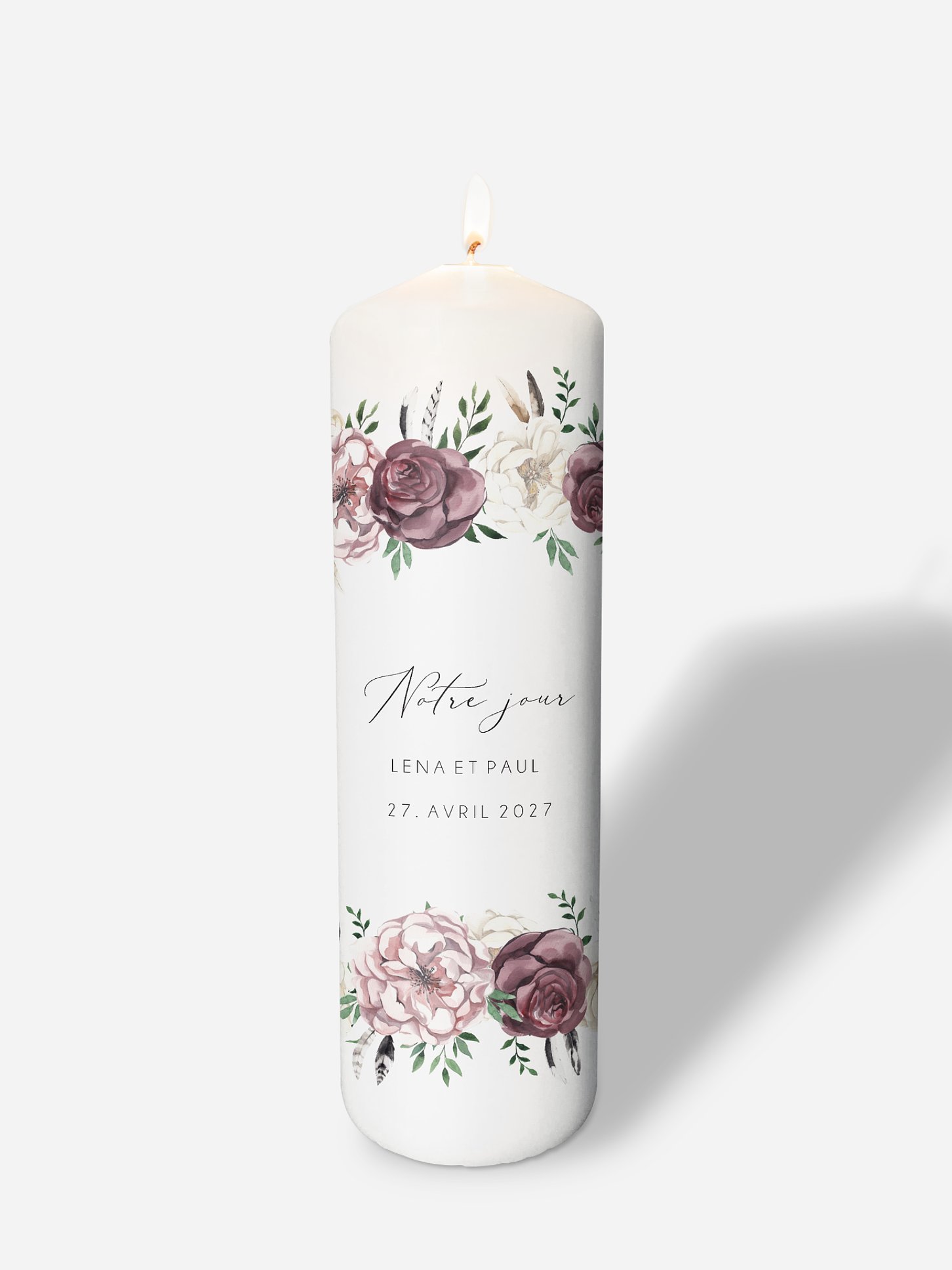 Bougie mariage Bohemian Summer