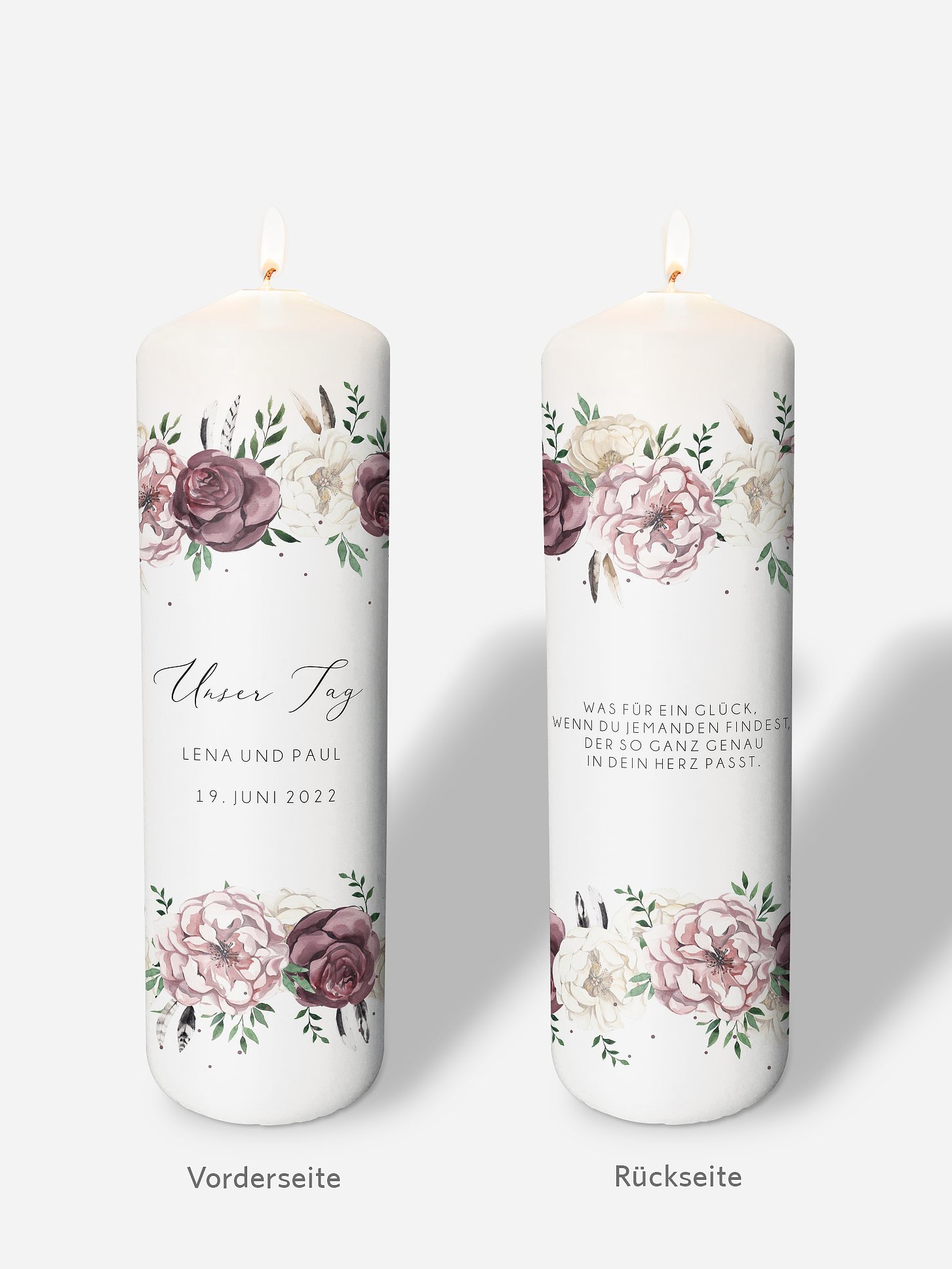 Hochzeitskerze Bohemian Summer