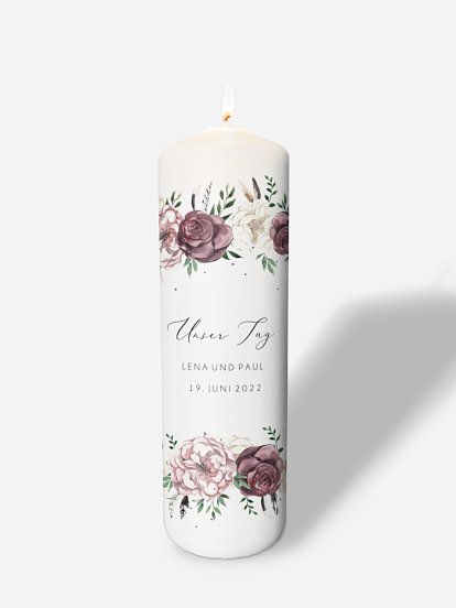 Hochzeitskerze Bohemian Summer