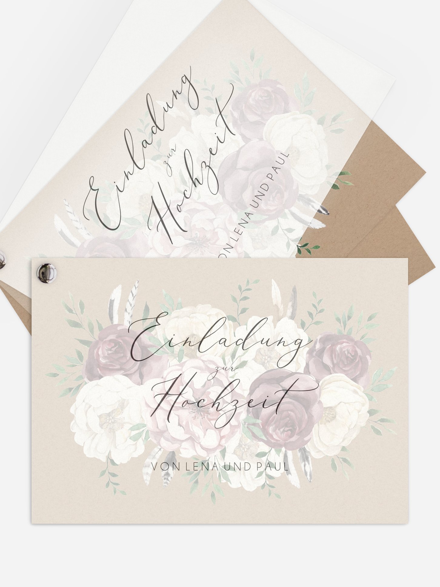 Hochzeitseinladung Bohemian Summer