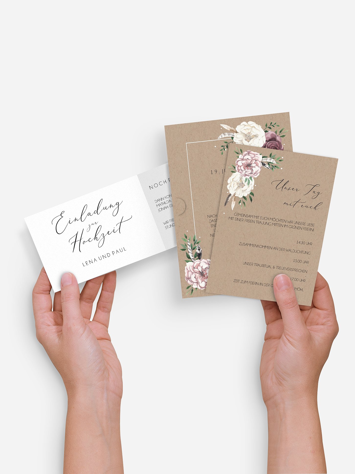 Hochzeitseinladung Bohemian Summer