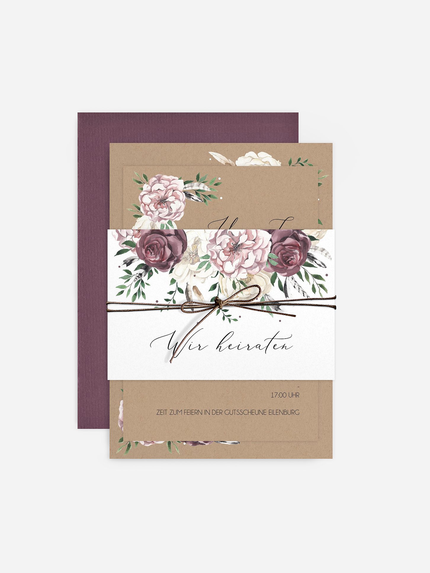 Hochzeitseinladung Bohemian Summer