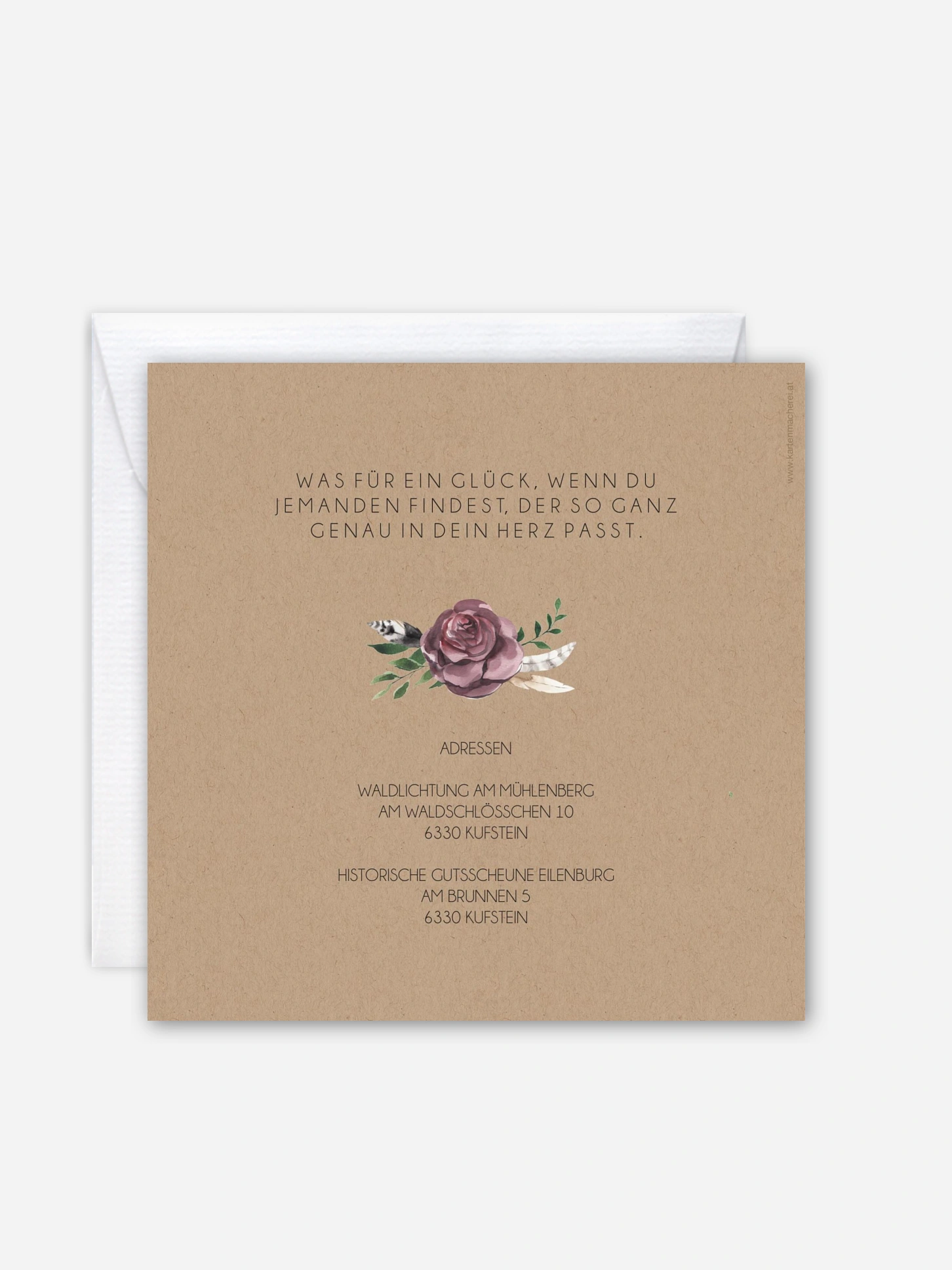 Hochzeitseinladung Bohemian Summer