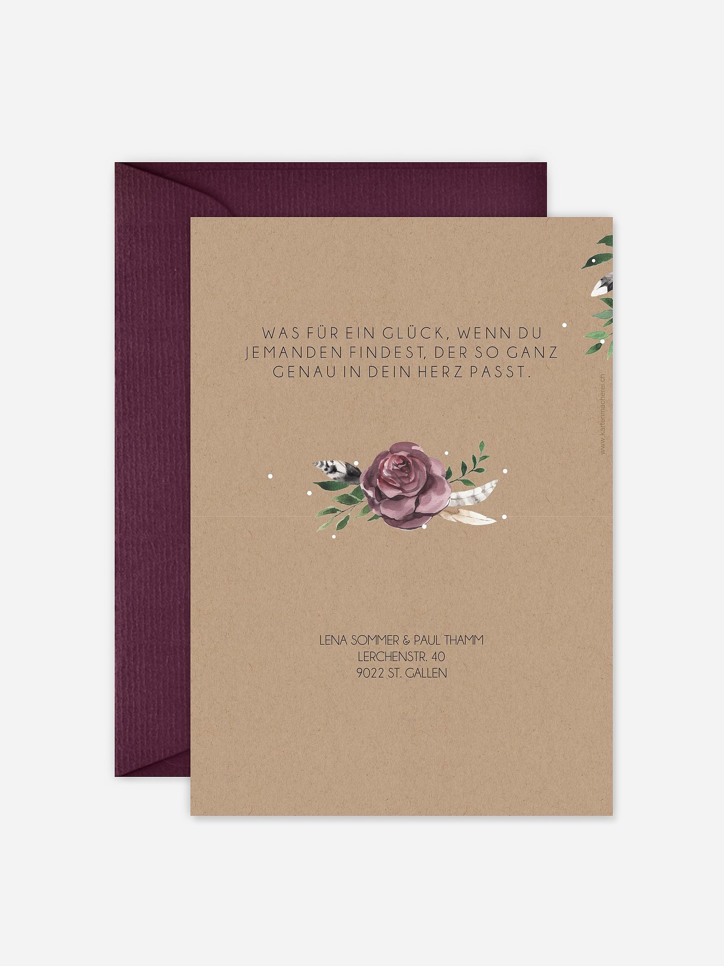 Hochzeitseinladung Bohemian Summer