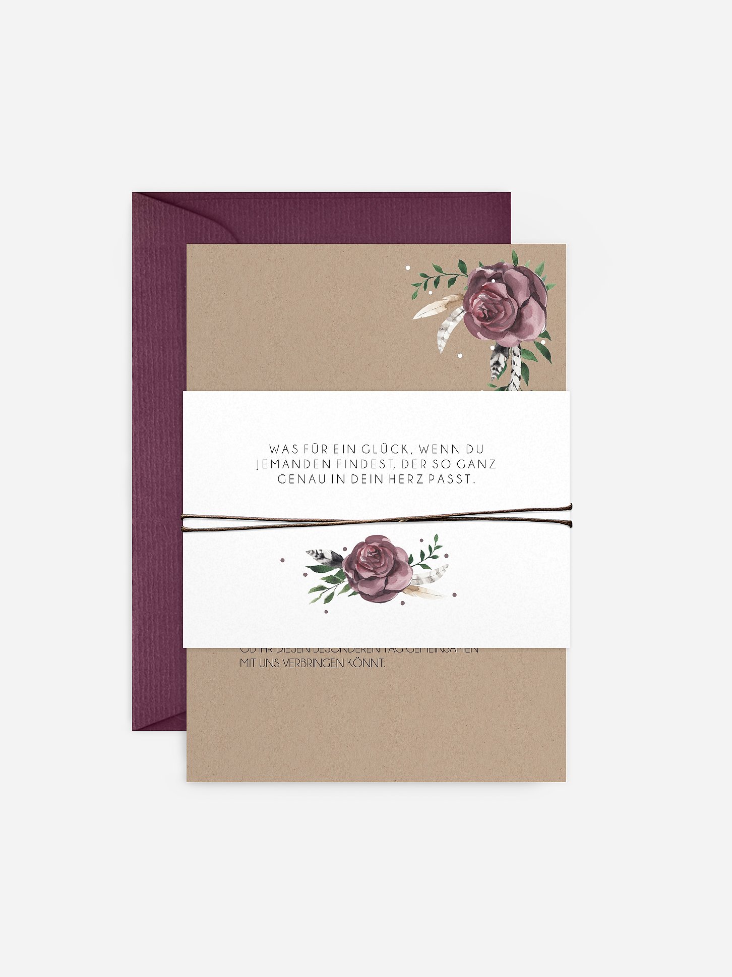 Hochzeitseinladung Bohemian Summer