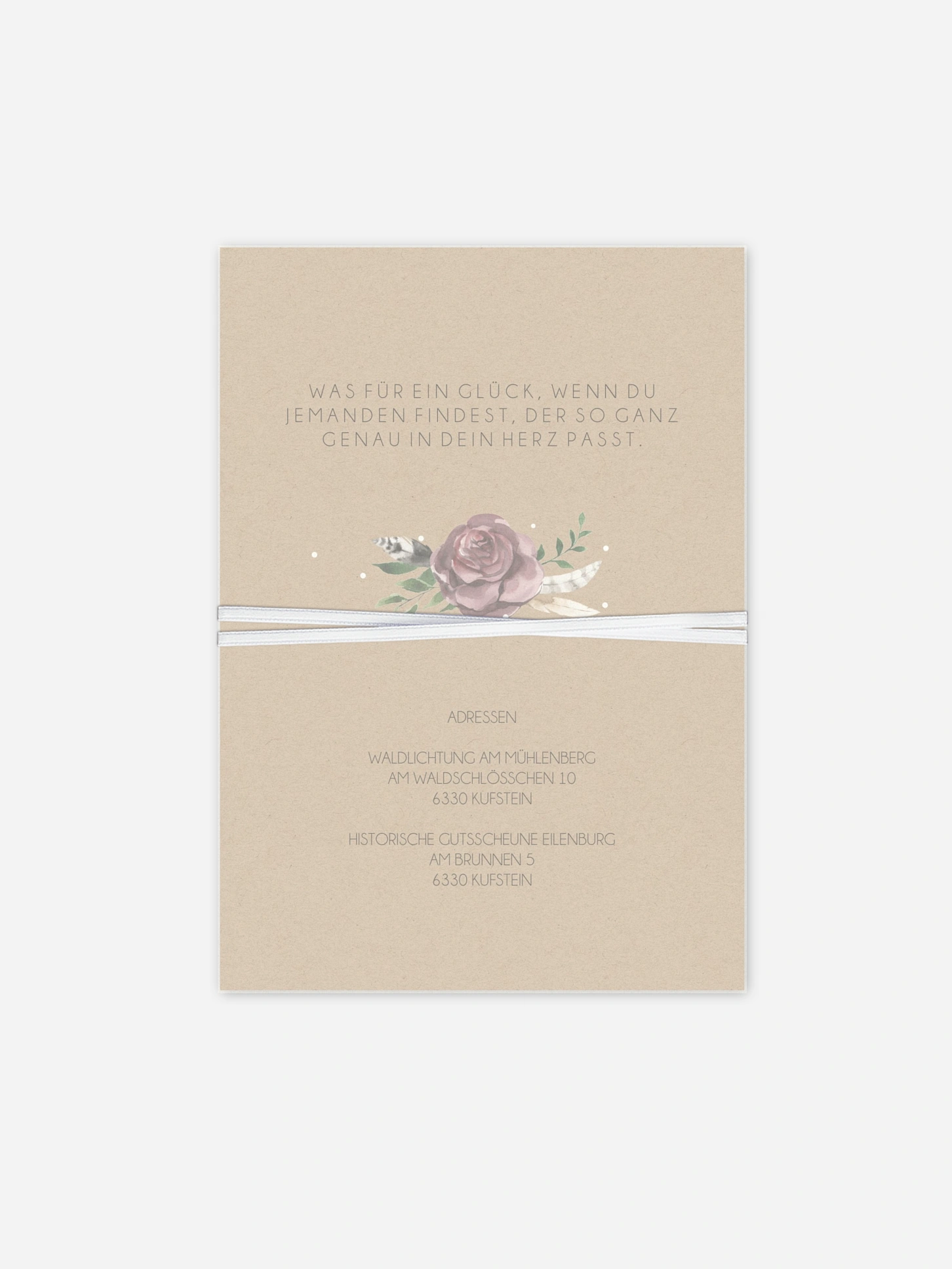 Hochzeitseinladung Bohemian Summer