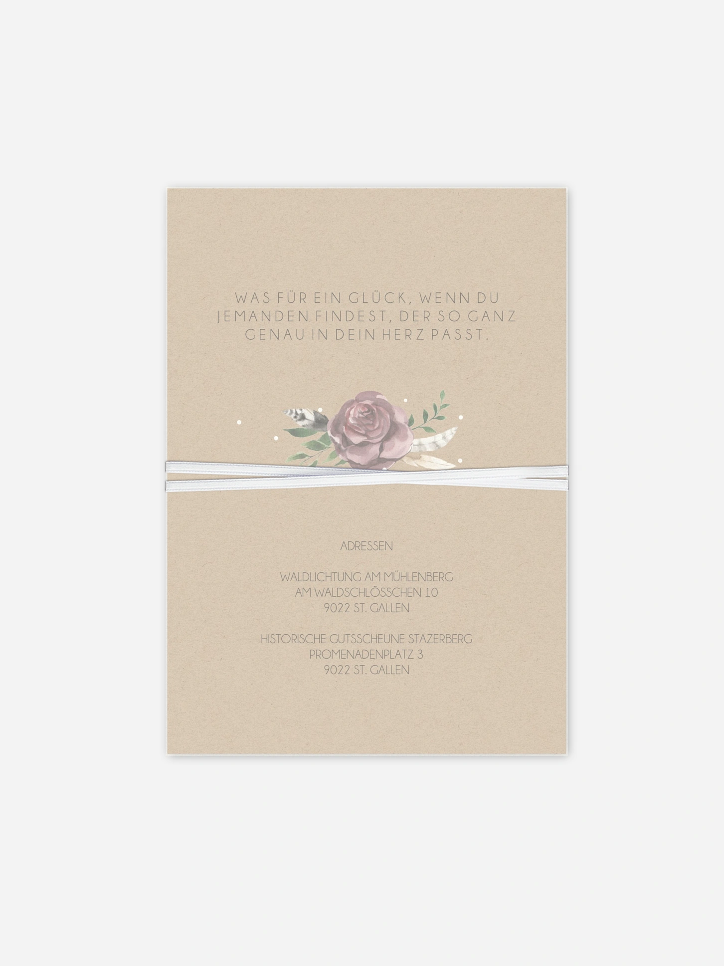 Hochzeitseinladung Bohemian Summer