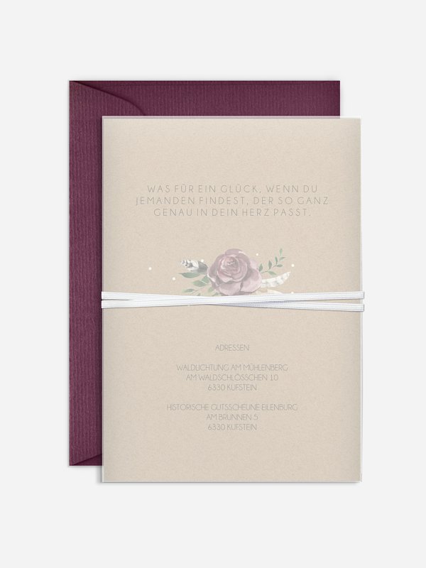Hochzeitseinladung Bohemian Summer