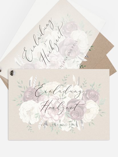 Hochzeitseinladung Bohemian Summer