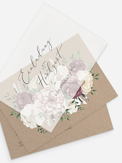 Hochzeitseinladung Bohemian Summer