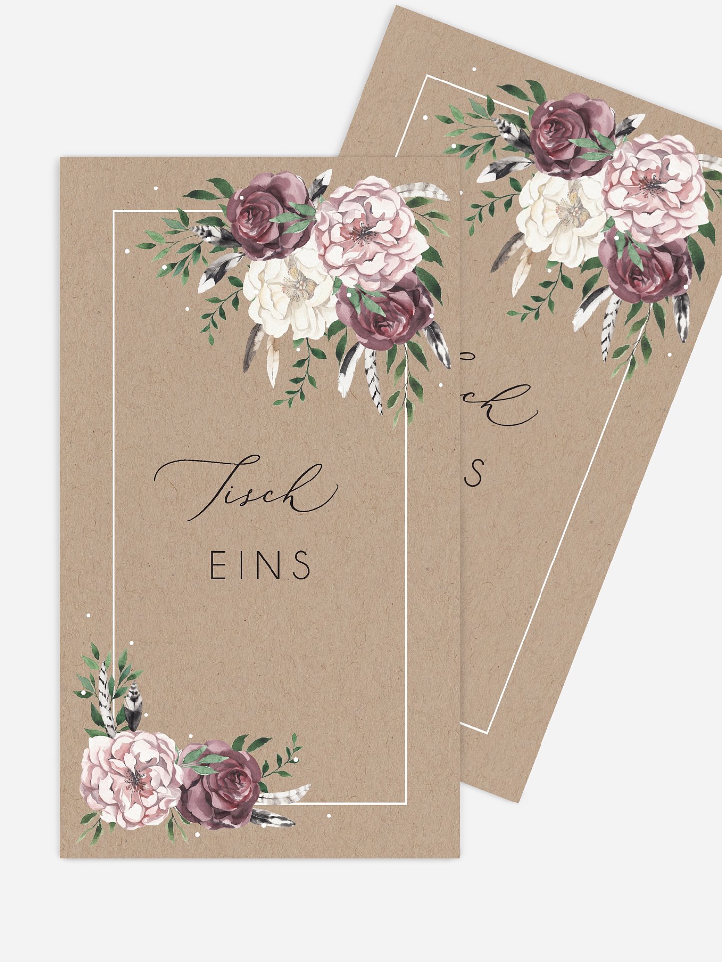Tischnummer Bohemian Summer