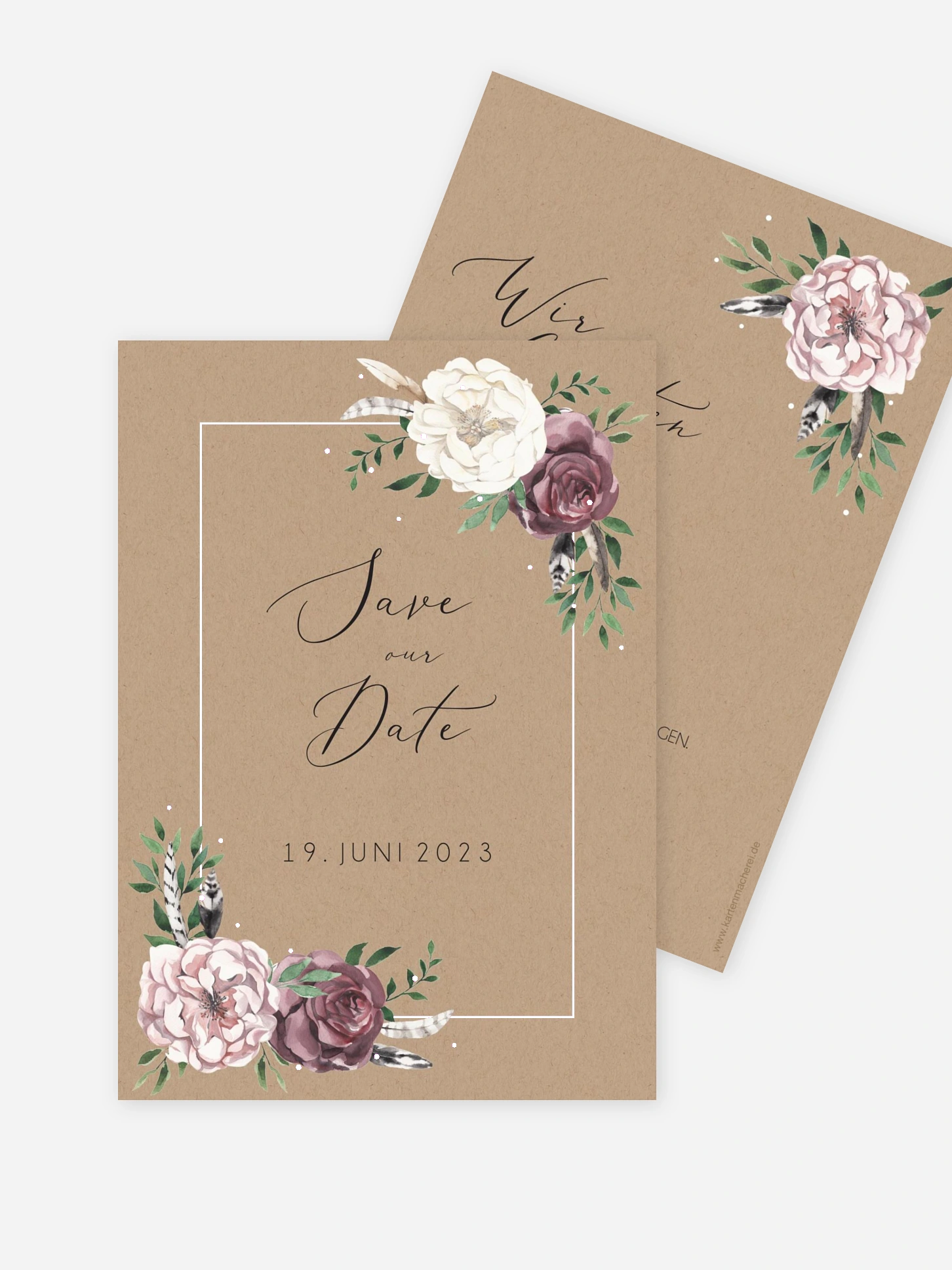 Save-the-Date Karte Bohemian Summer