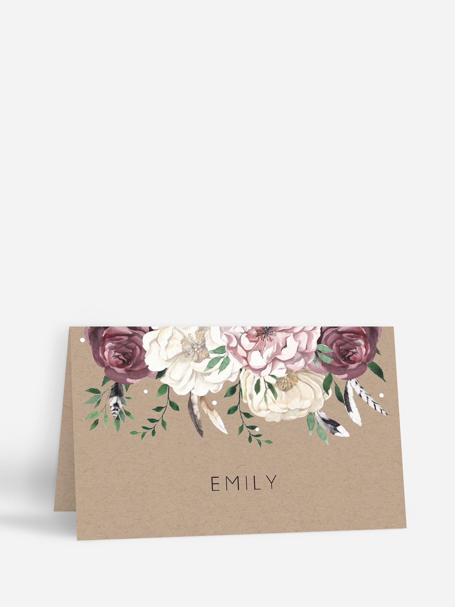 Tischkarte Hochzeit Bohemian Summer