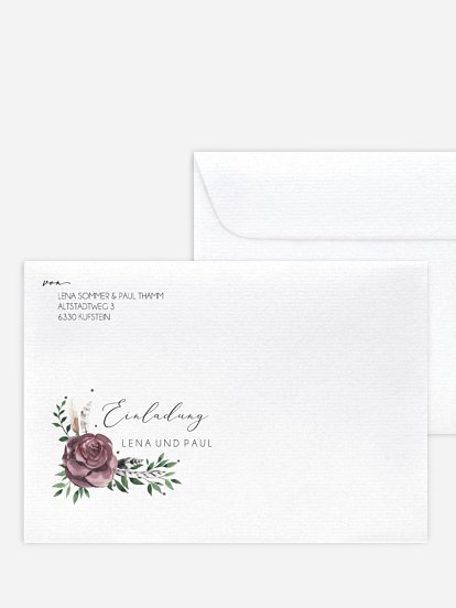 Briefumschlag mit Motiv Bohemian Summer