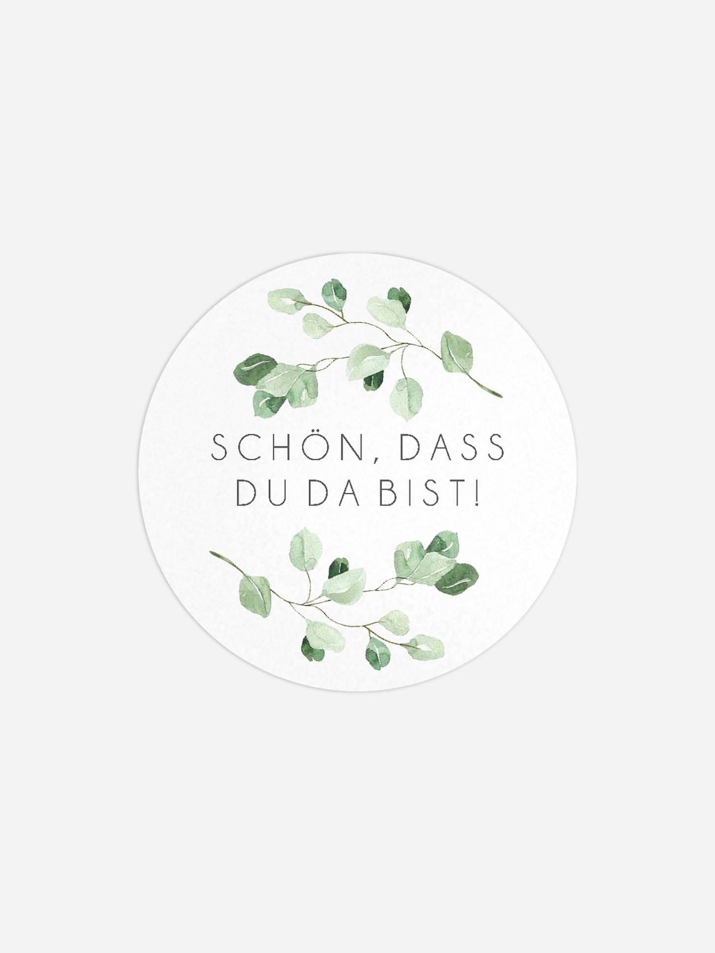 Geschenkaufkleber Hochzeit Gold and Green