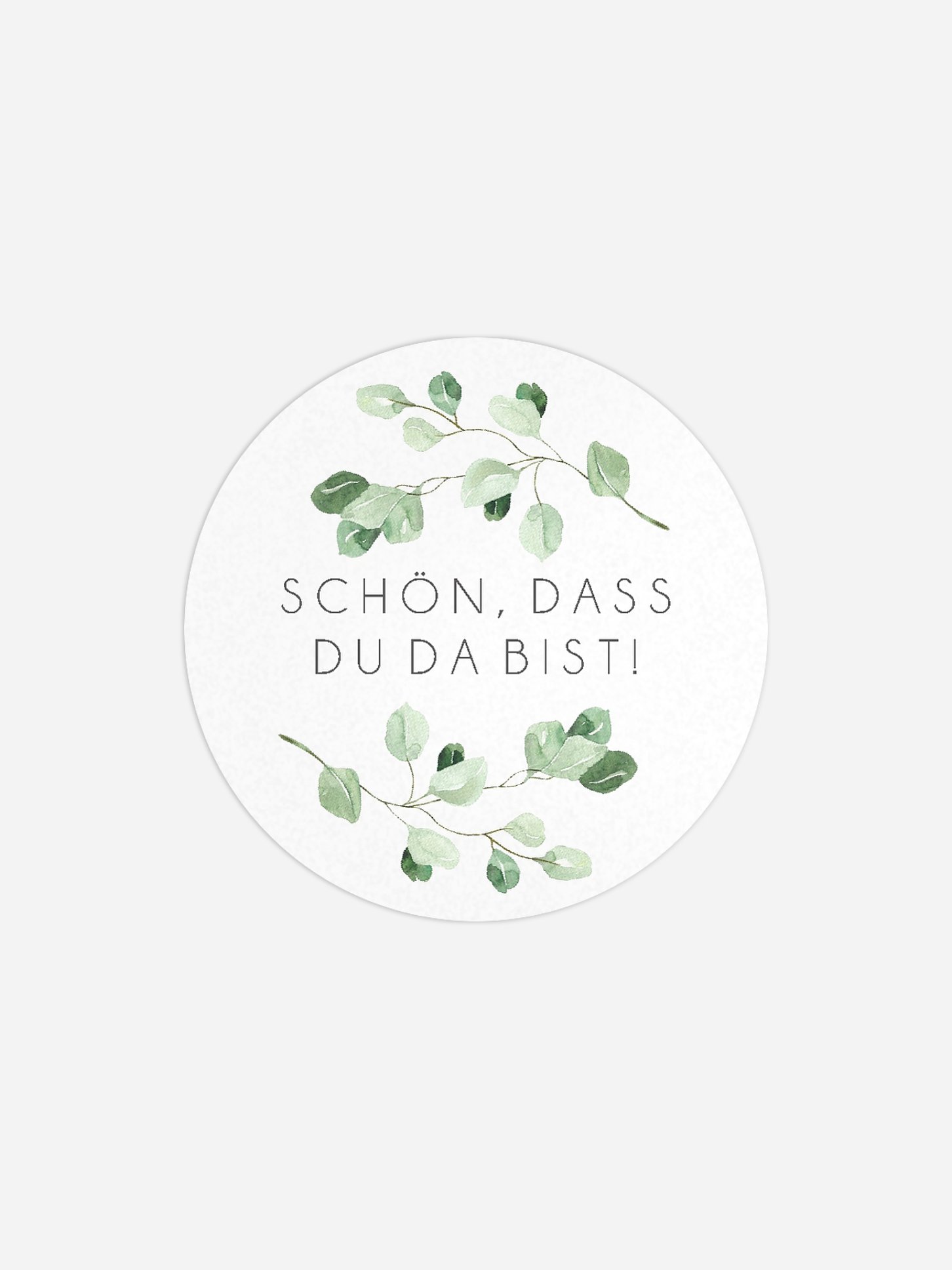 Geschenkaufkleber Hochzeit Gold and Green