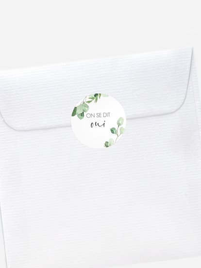 Stickers mariage Gold and Green - dorure