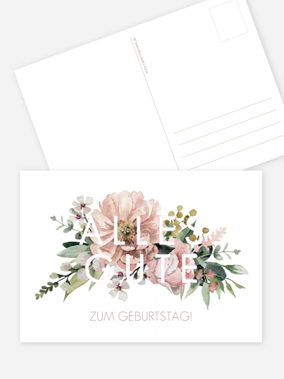 Grußkarte Secret Garden