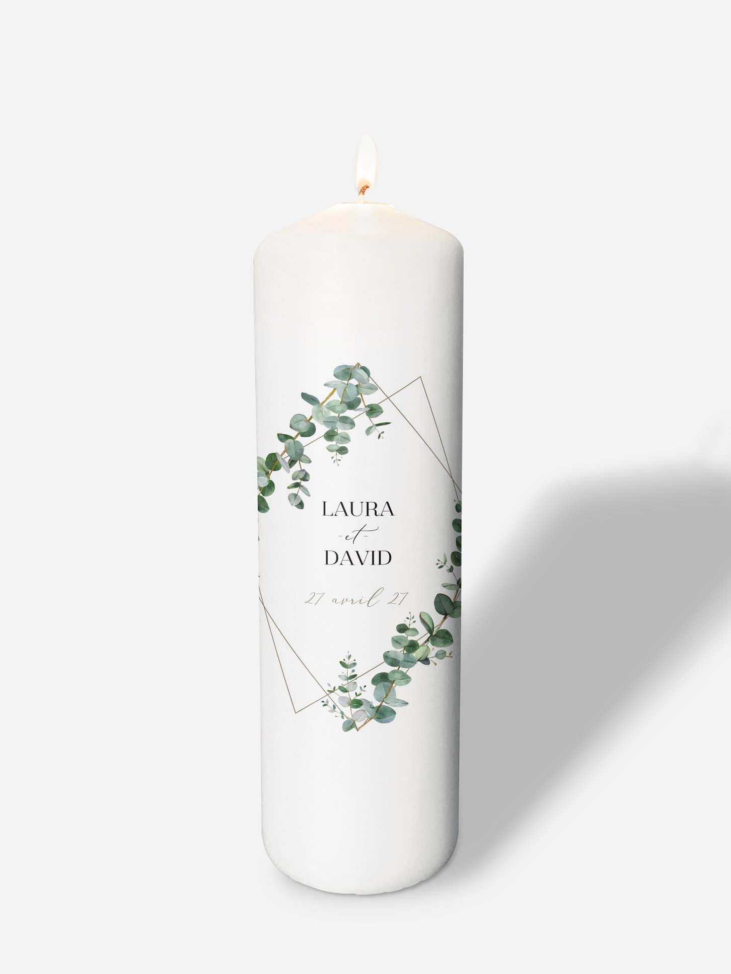 Bougie mariage Natural Greenery
