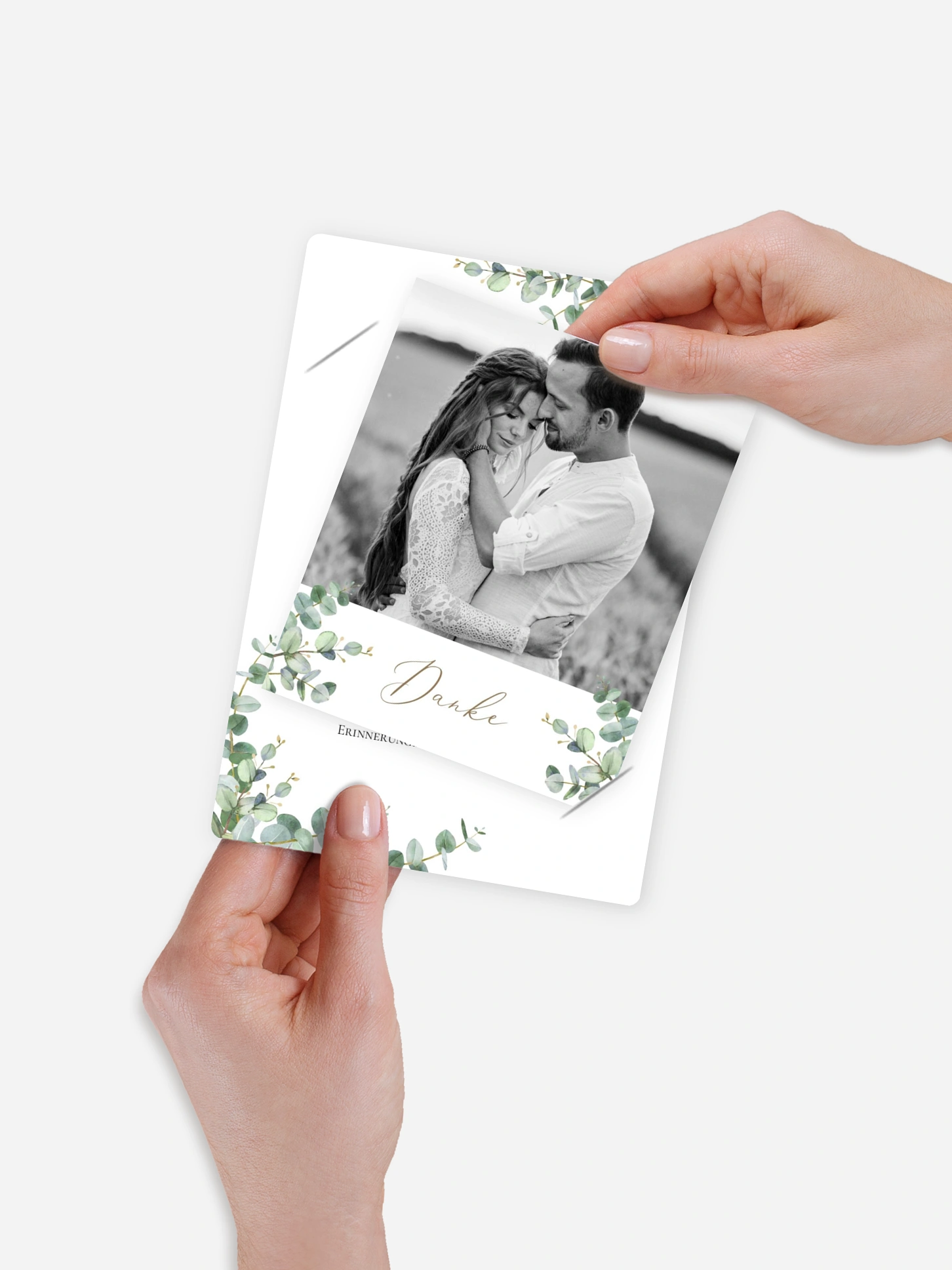 Dankeskarte Hochzeit Natural Greenery