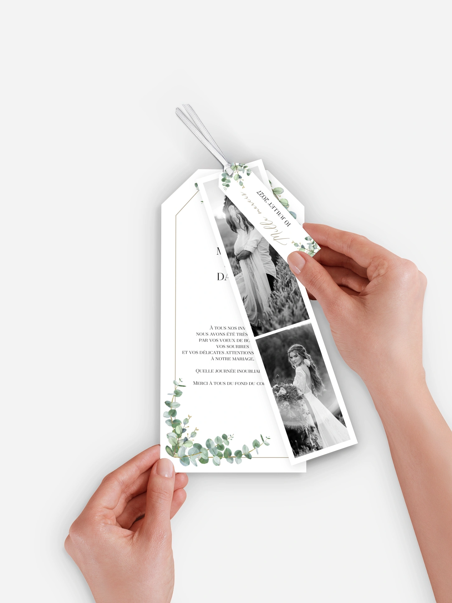 Carte de remerciements Natural Greenery