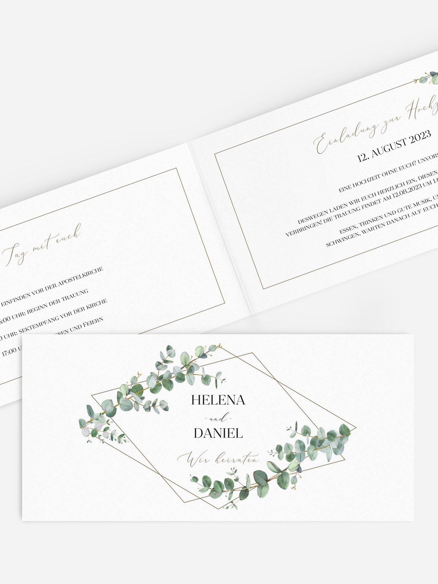 Hochzeitseinladung Natural Greenery