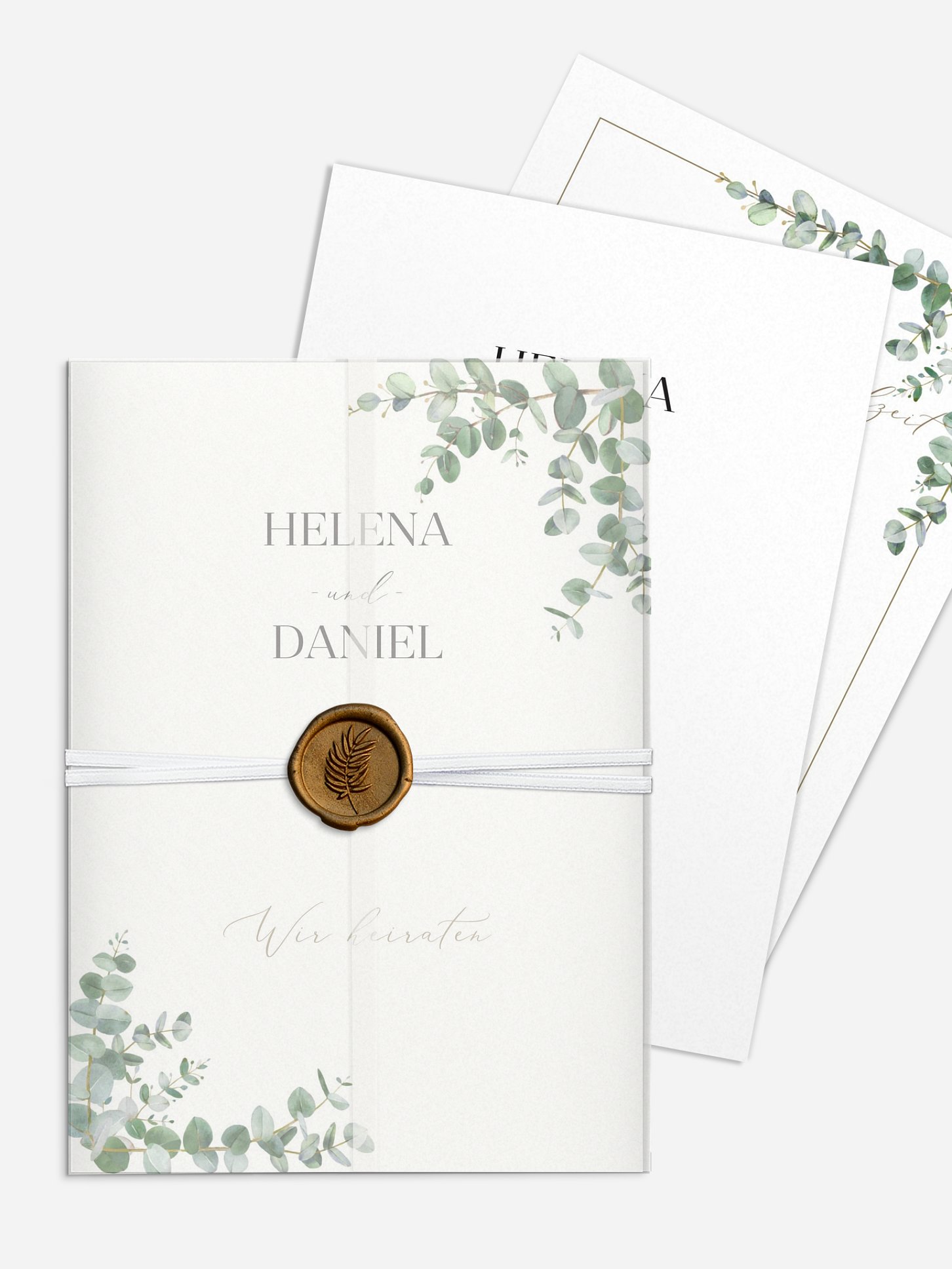 Hochzeitseinladung Natural Greenery