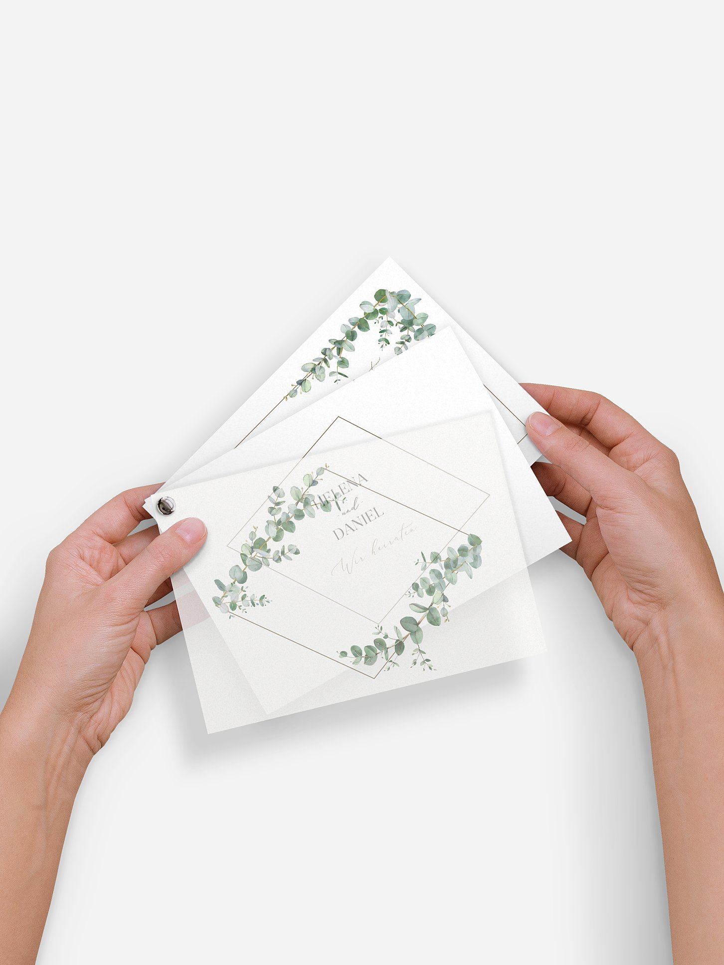 Hochzeitseinladung Natural Greenery
