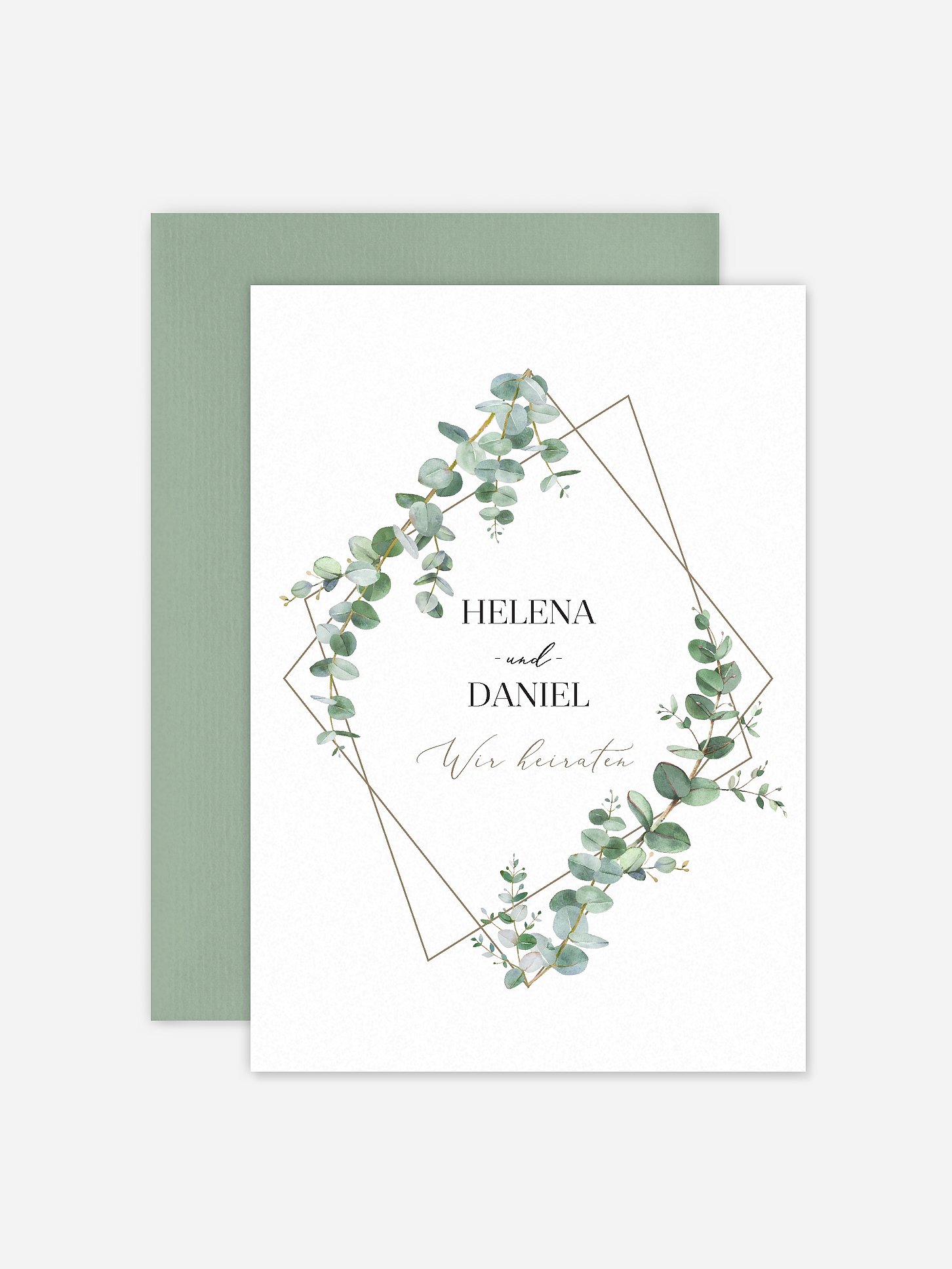 Hochzeitseinladung Natural Greenery