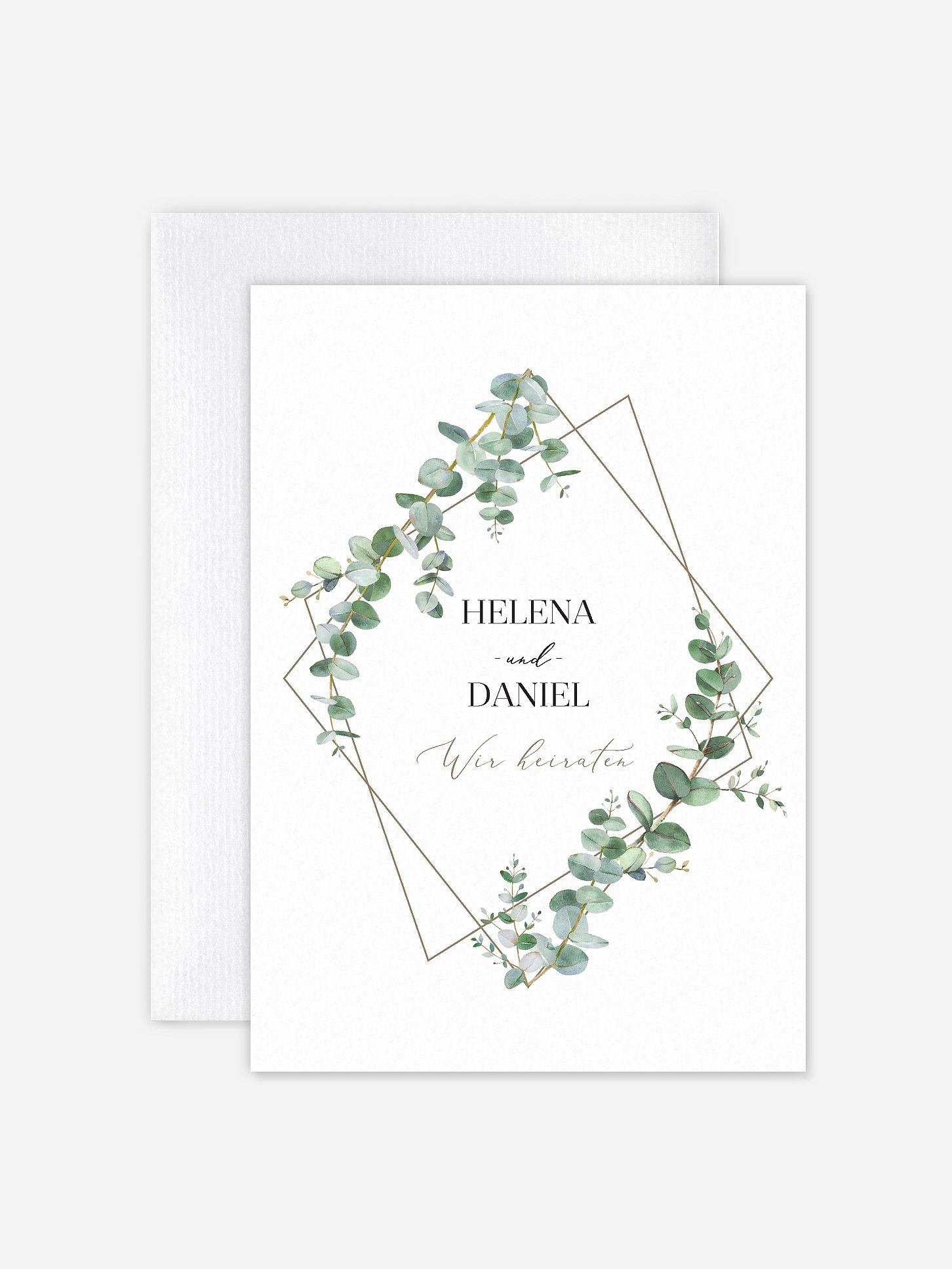 Hochzeitseinladung Natural Greenery