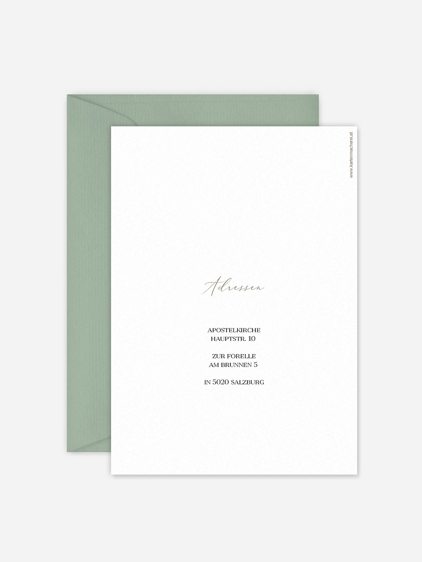 Hochzeitseinladung Natural Greenery