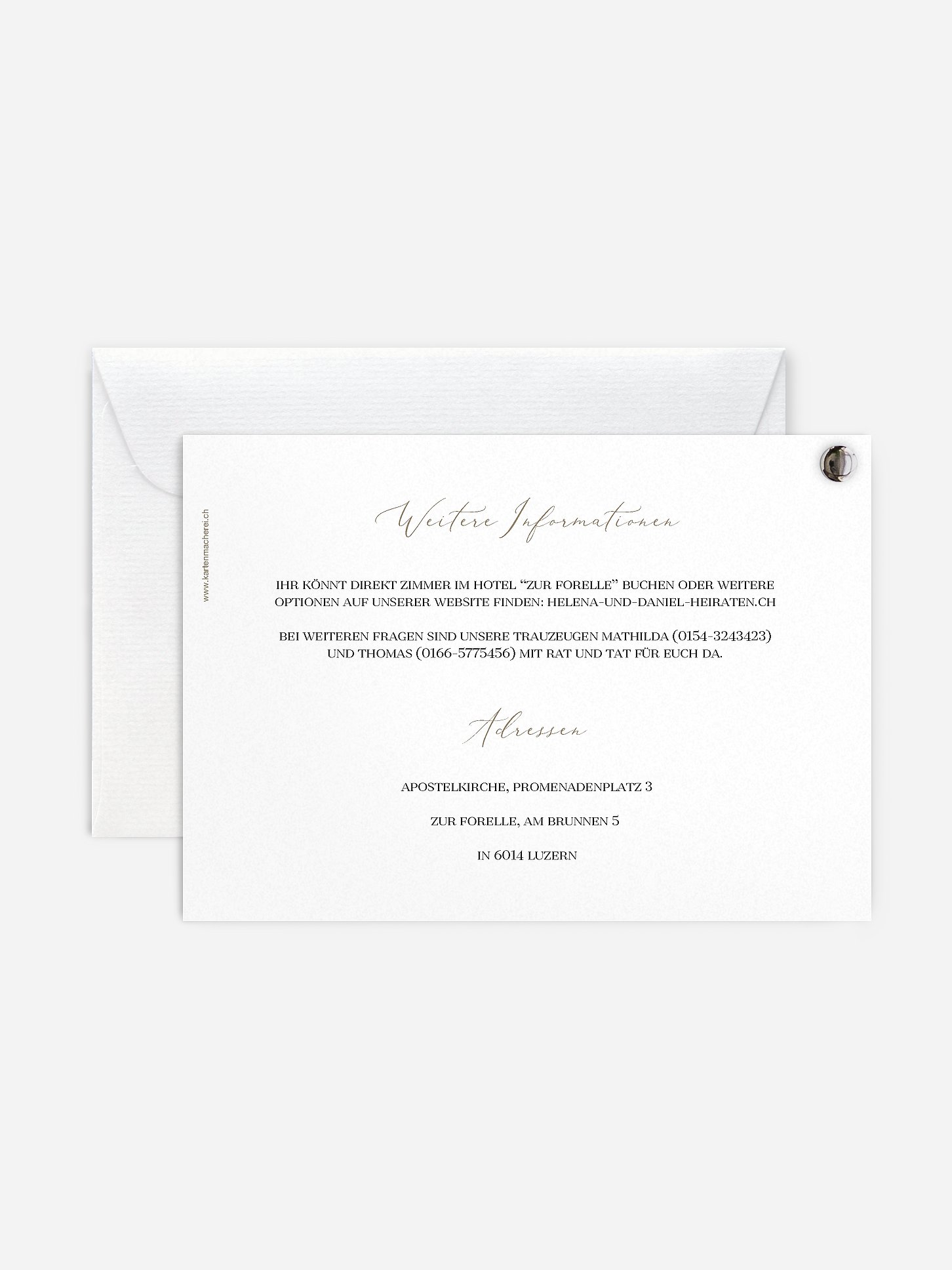 Hochzeitseinladung Natural Greenery