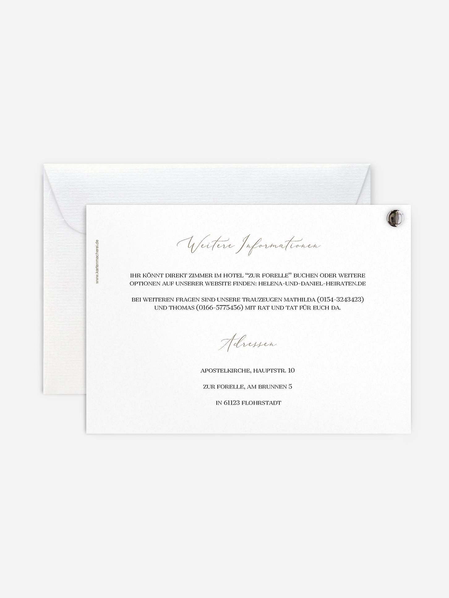 Hochzeitseinladung Natural Greenery
