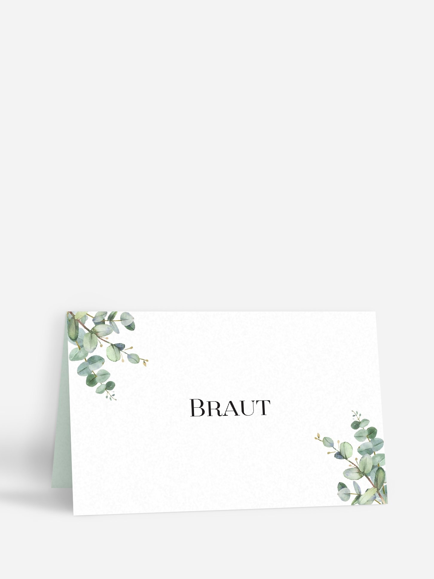 Tischkarte Hochzeit Natural Greenery
