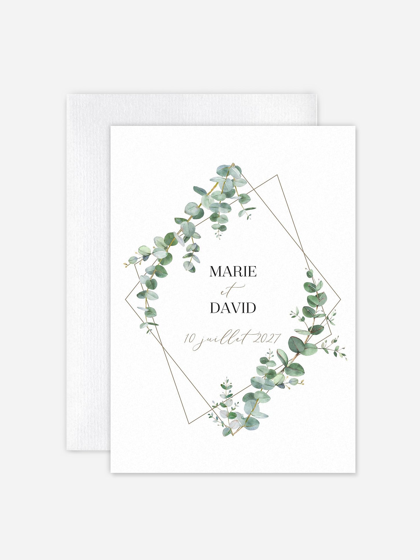 Faire-part de mariage Natural Greenery