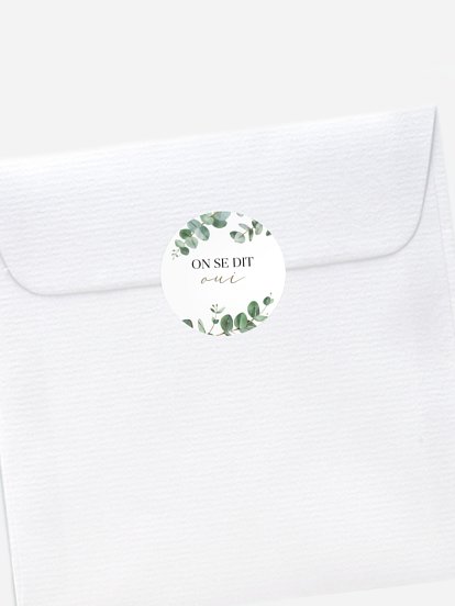 Stickers mariage Natural Greenery