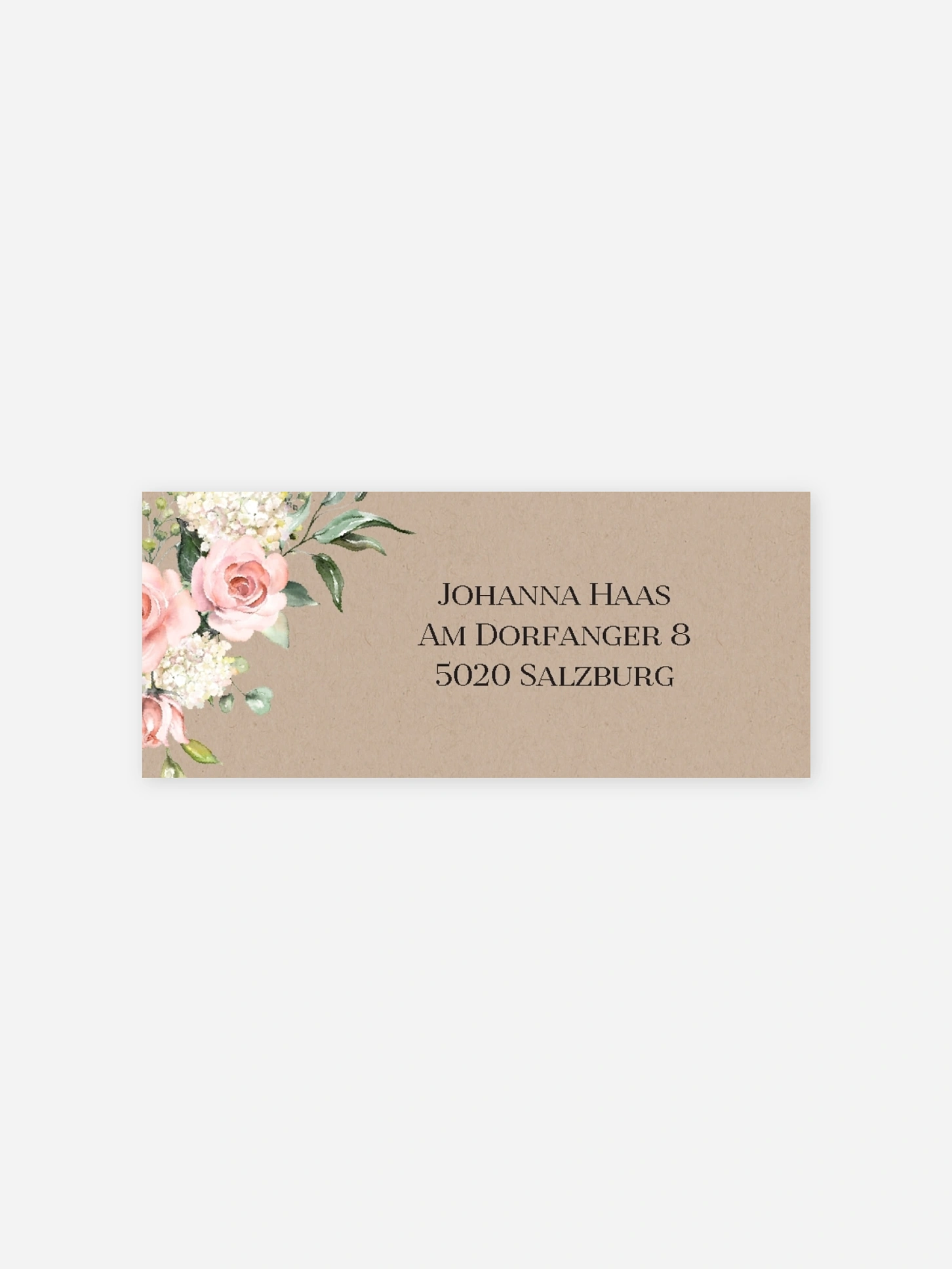 Absenderaufkleber Geburtstag Soft Florals