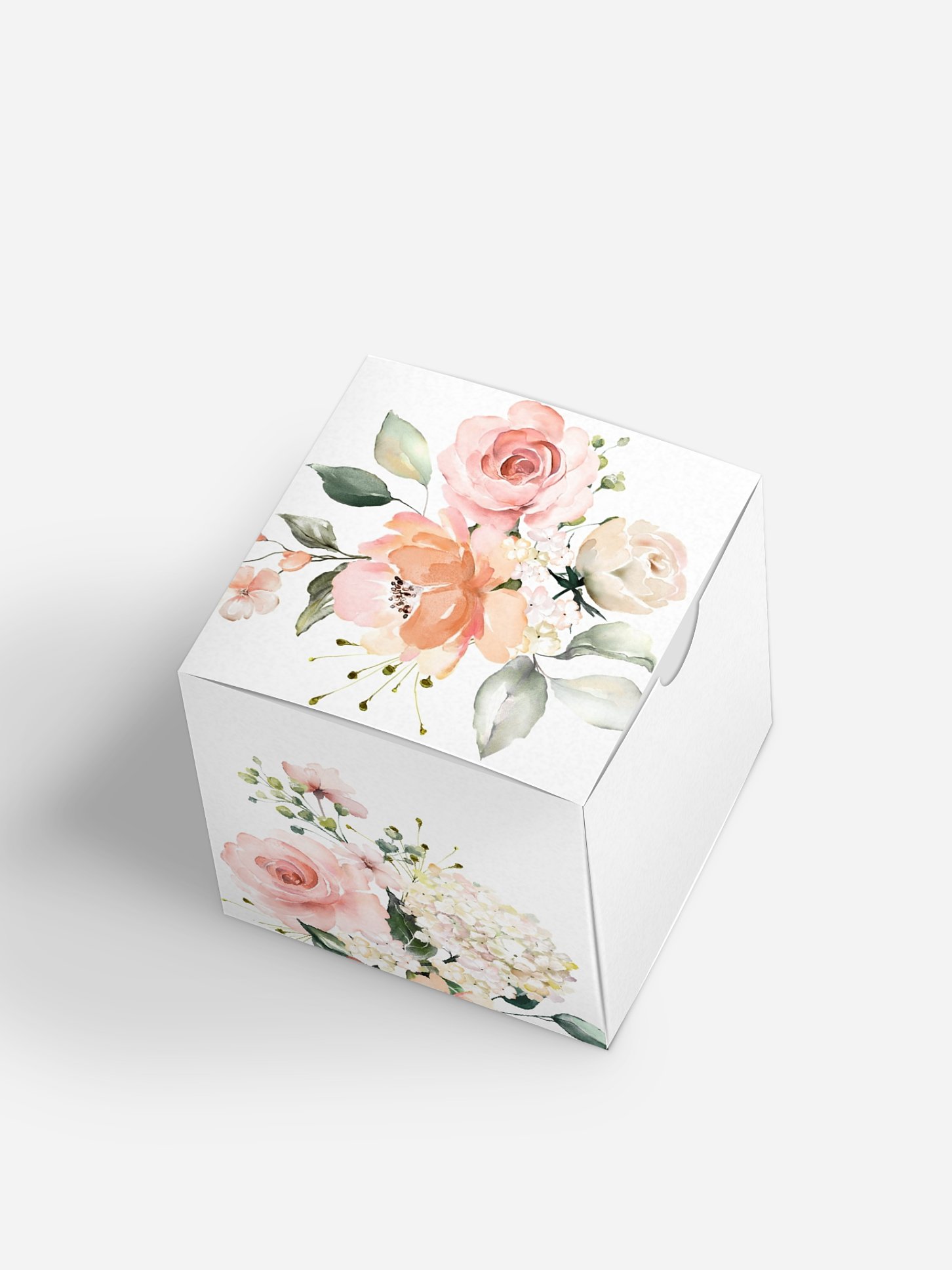 Gastgeschenkbox personalisiert Soft Florals