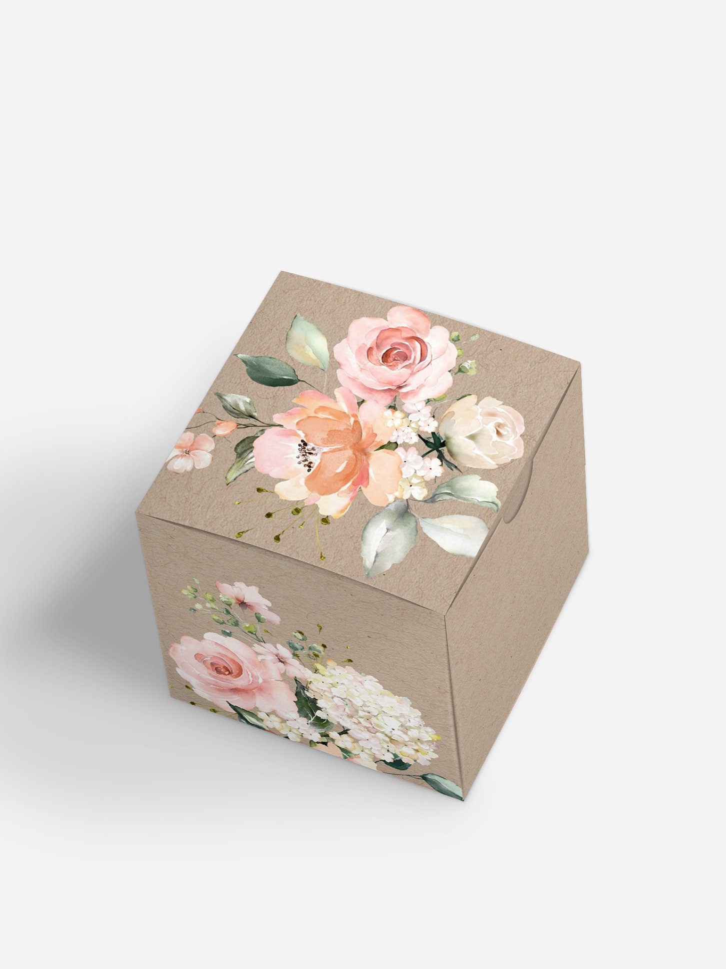 Gastgeschenkbox personalisiert Soft Florals