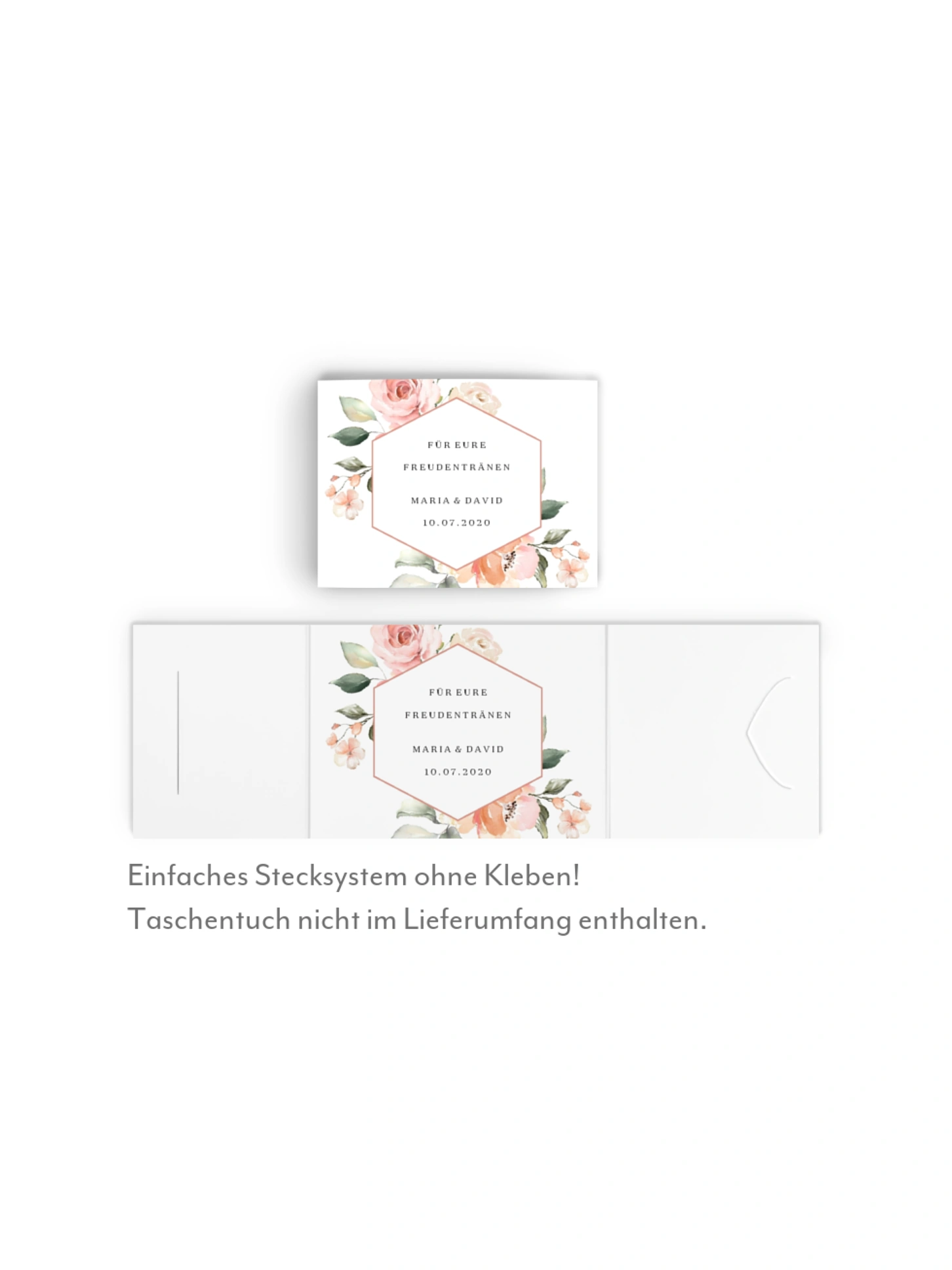 Freudentränen-Taschentücher Soft Florals