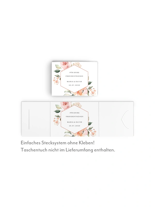 Freudentränen-Taschentücher Soft Florals