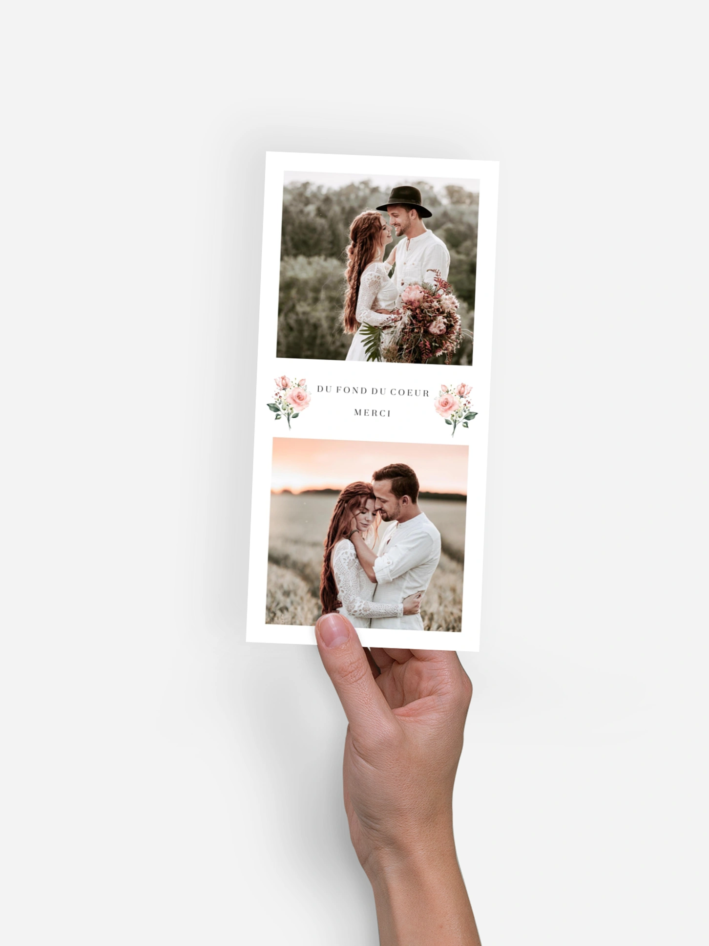 Carte de remerciements Soft Florals