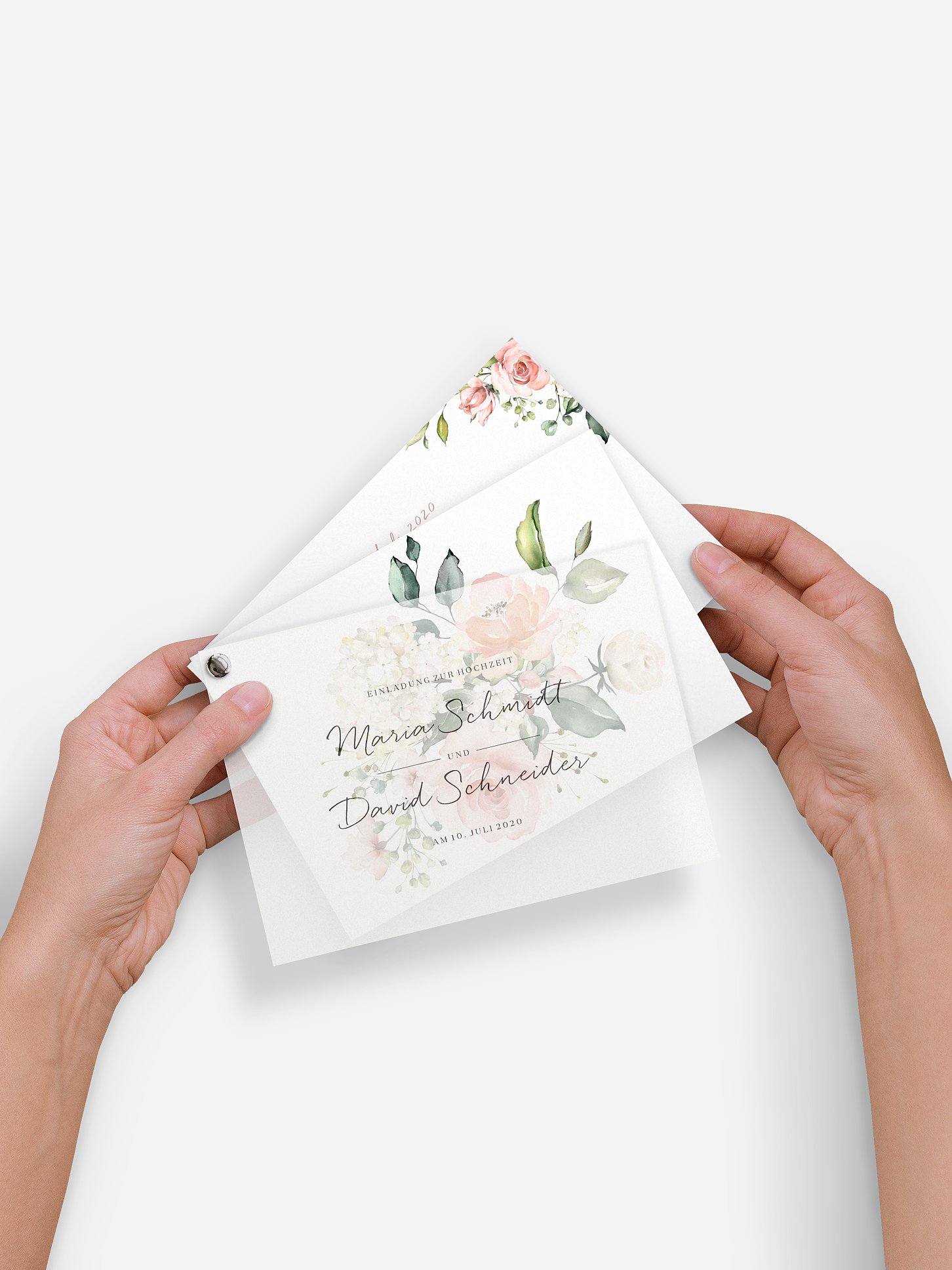 Hochzeitseinladung Soft Florals