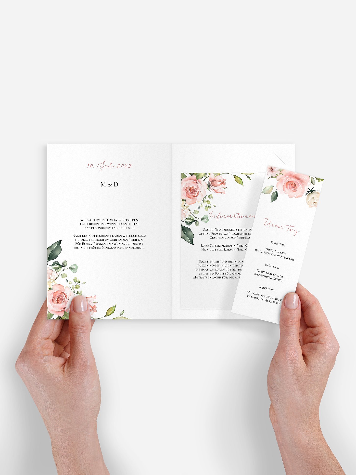 Hochzeitseinladung Soft Florals