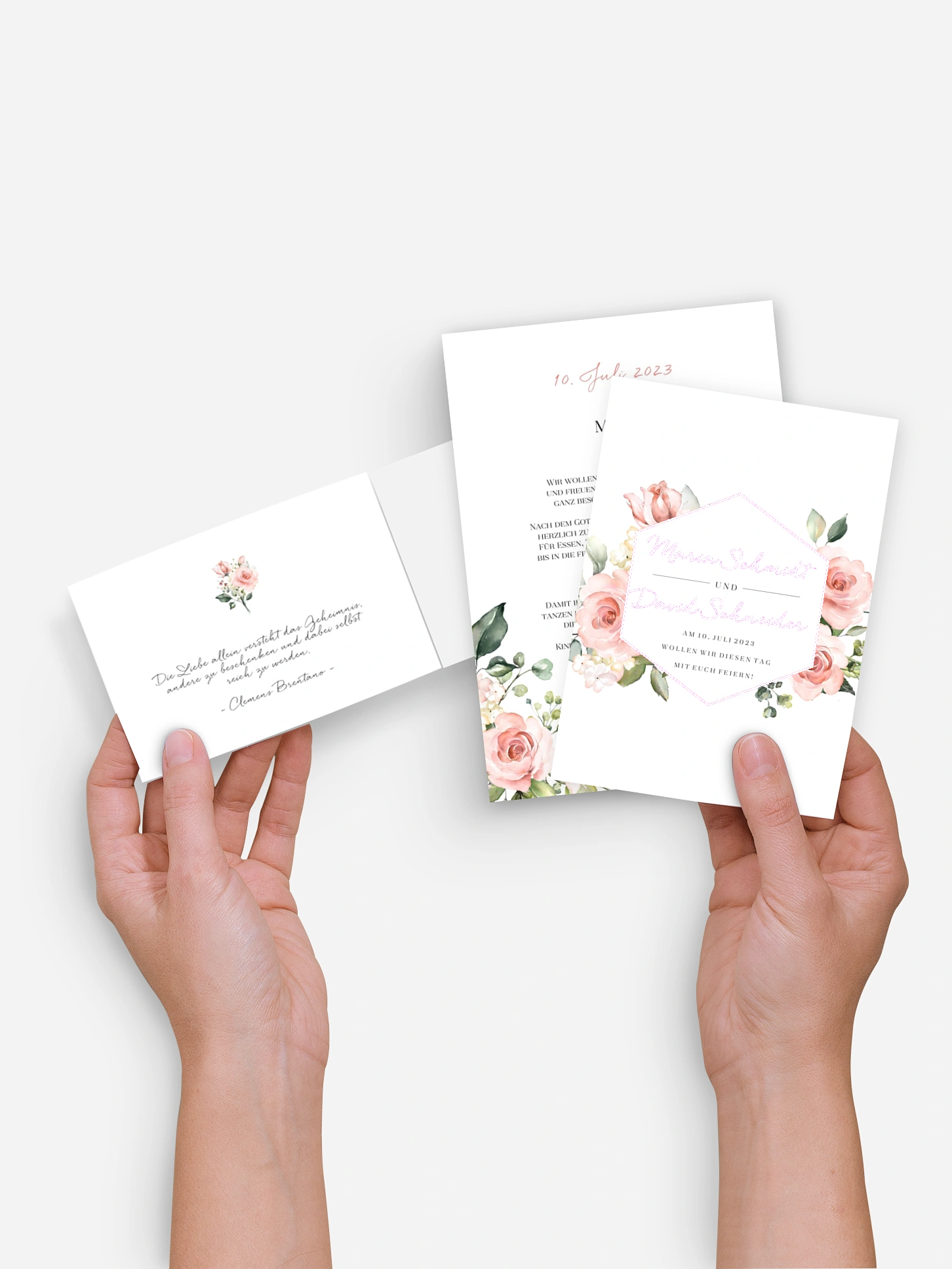 Hochzeitseinladung Soft Florals